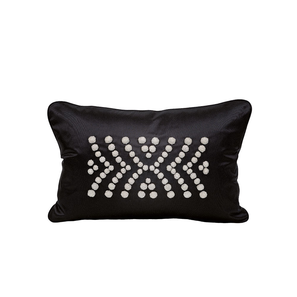 Demi Coutard Beaded Cushion