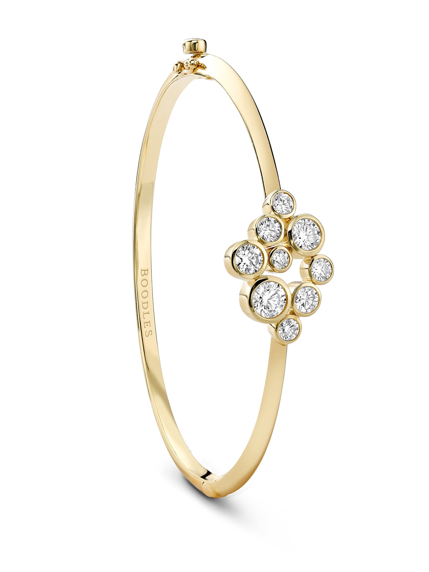 Raindance Diamond Cluster Bangle