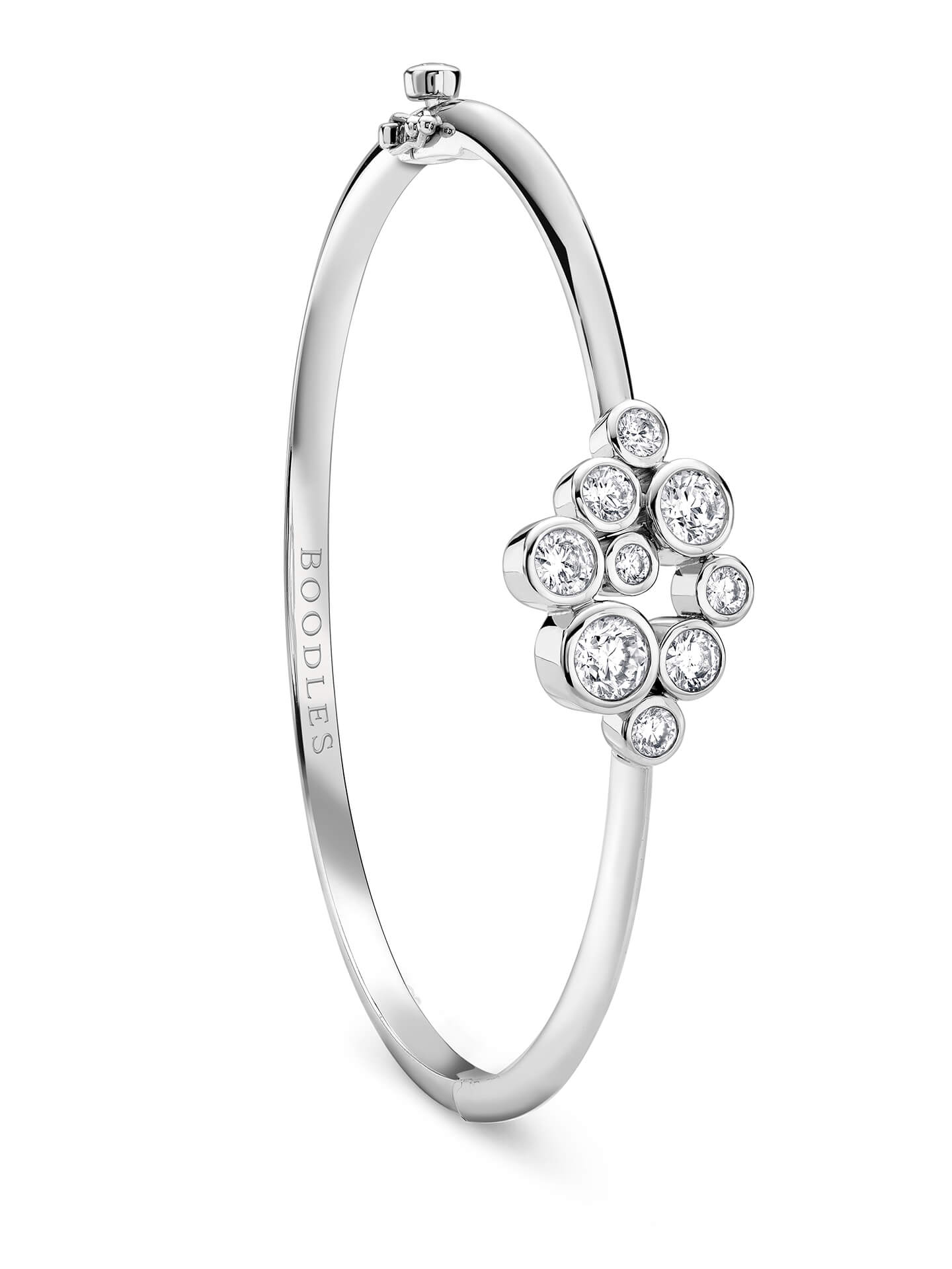 Raindance Diamond Cluster Bangle