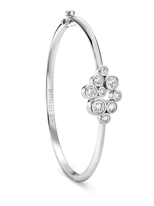 Raindance Diamond Cluster Bangle