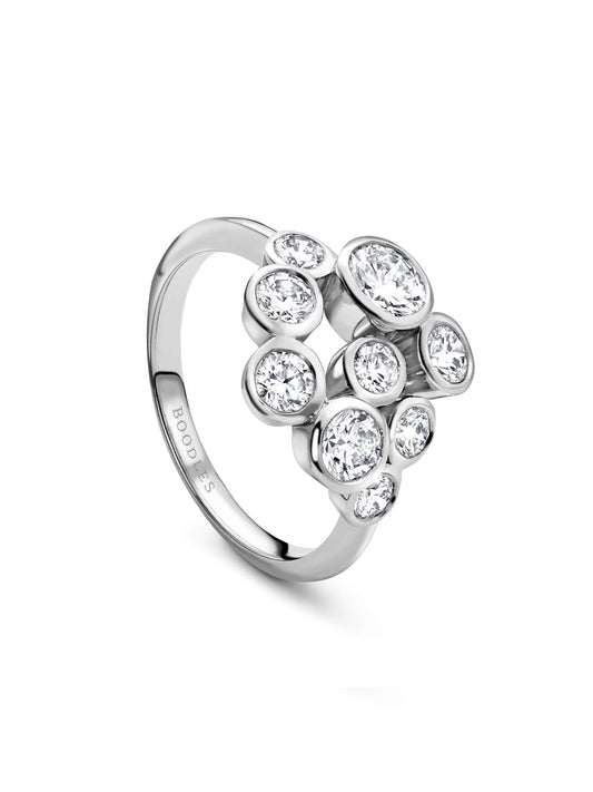 Raindance Diamond Cluster Ring