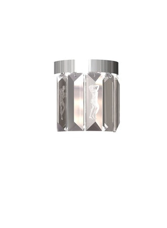 Serene 5 Prisms Wall Sconce, Circular