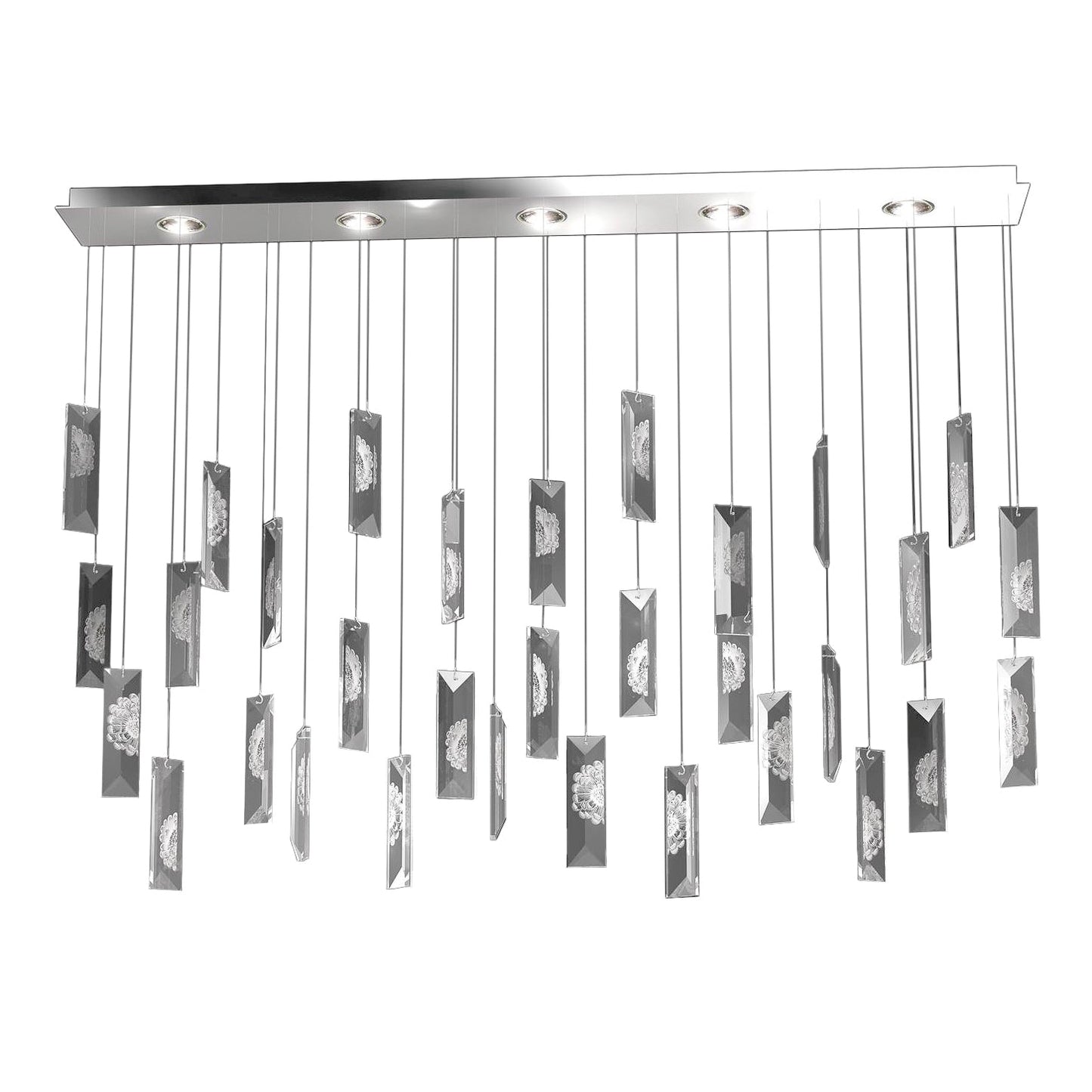 Serene 32 Simple Prisms Ceiling Lamp