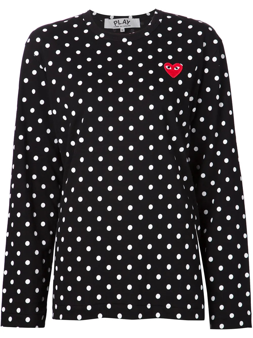 Long Sleeve Polka Dot T-Shirt