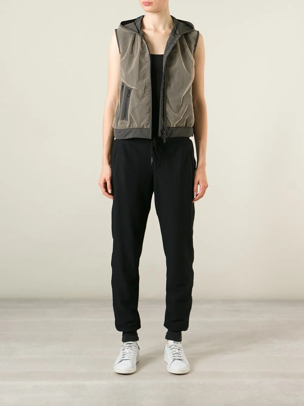 Hooded Mesh Gilet