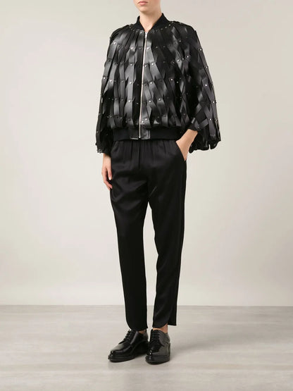 Woven Bomber Jacket