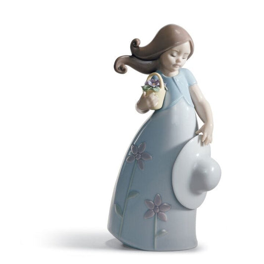 Little Violet Girl Figurine