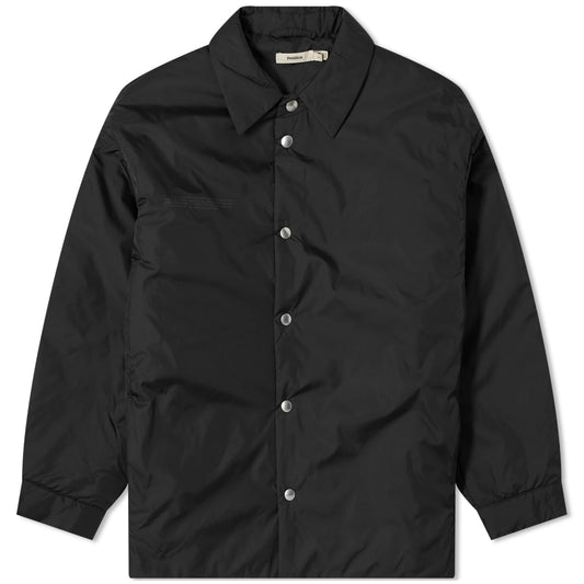 Flower-Warmth Padded Overshirt