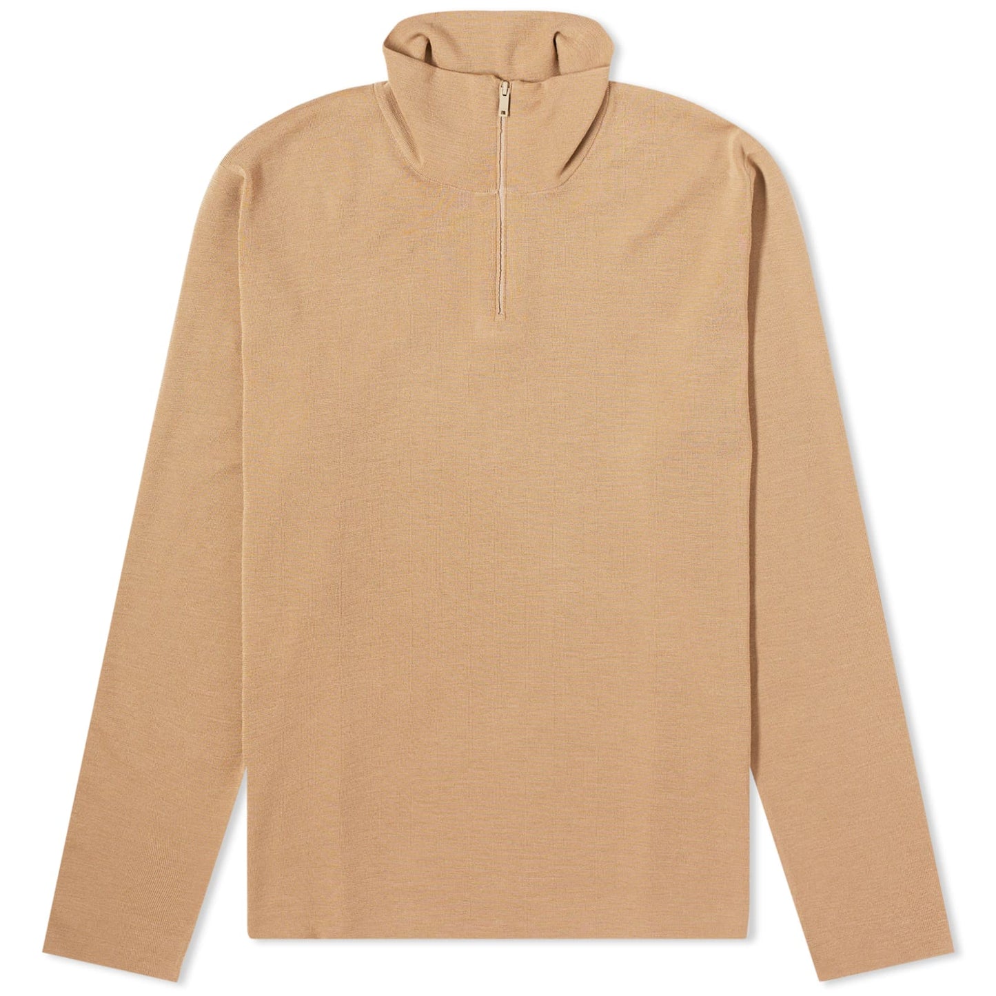Regenerative Merino Knit Slim Half Zip Sweater