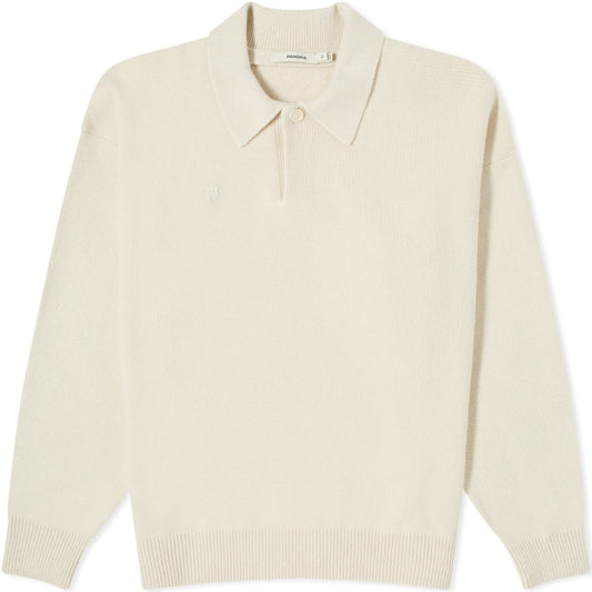 Recycled Cashmere Polo Sweater
