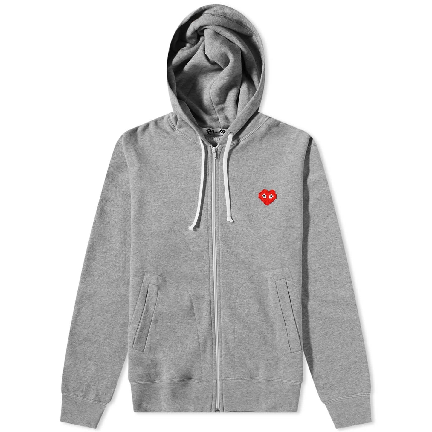 Invader Heart Zip Hoodie