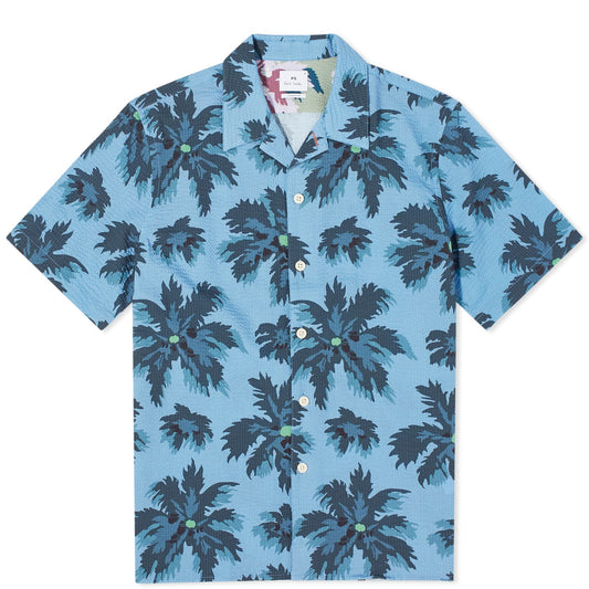 Seersucker Printed Vacation Shirt