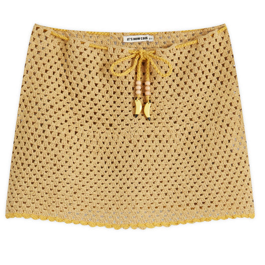 The Mini Crochet Skirt