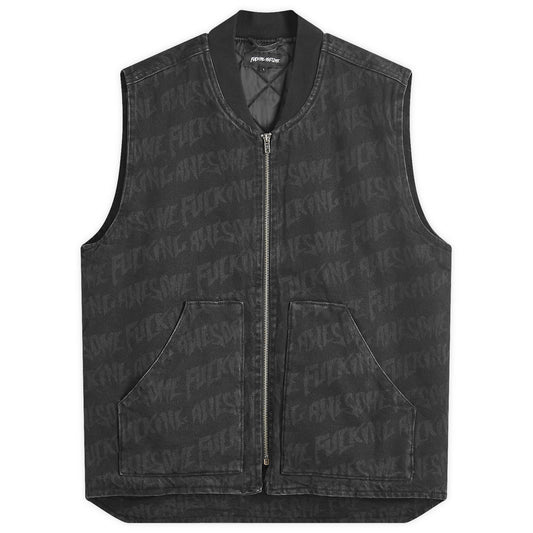 Stamp Denim Vest