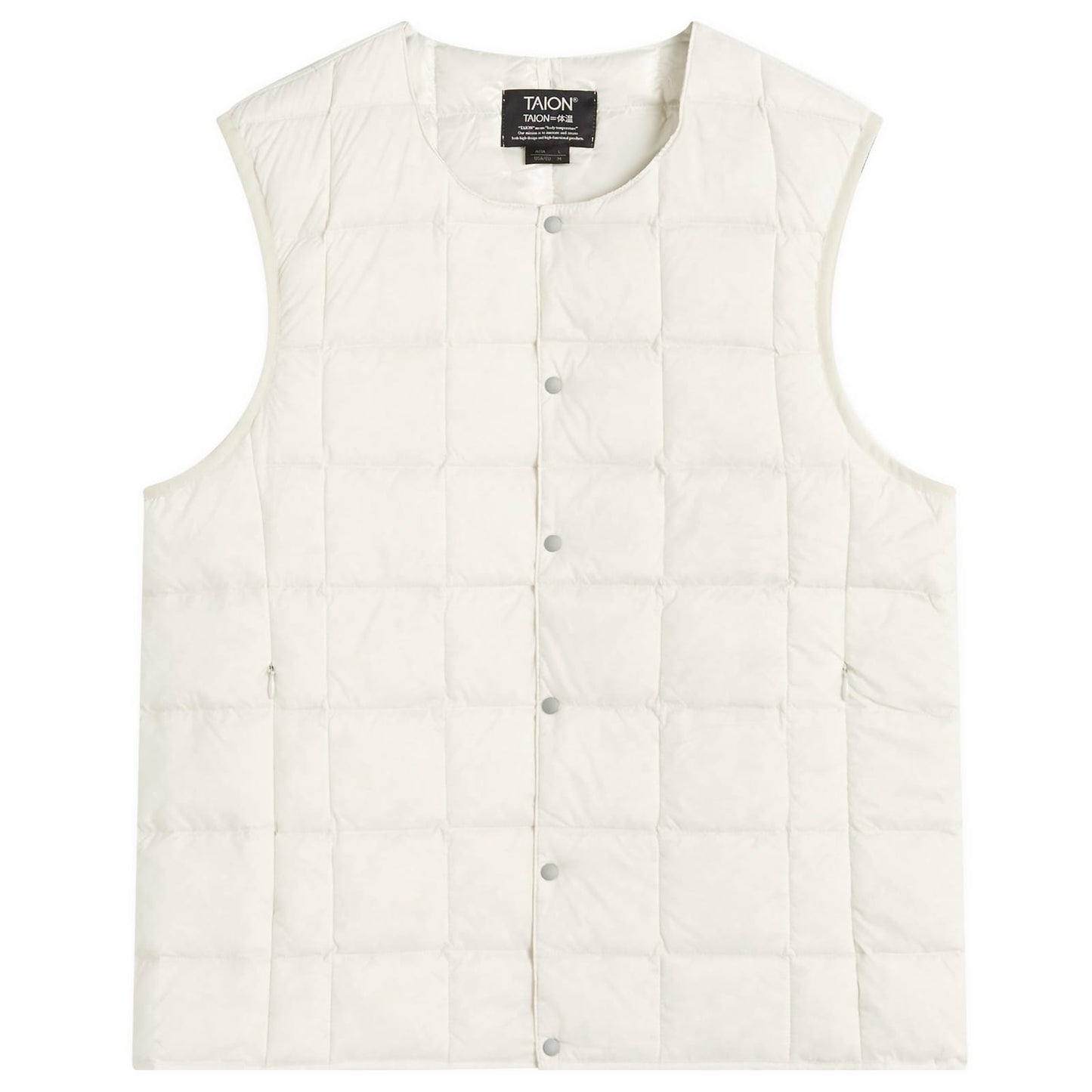 Crew Neck Down Vest
