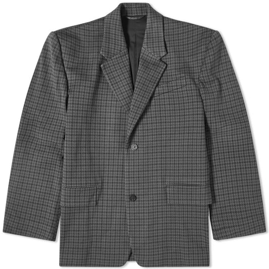 Houndstooth Oversized Tailored Jacket