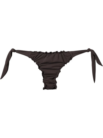 Ruffled Trim Bikini Bottom