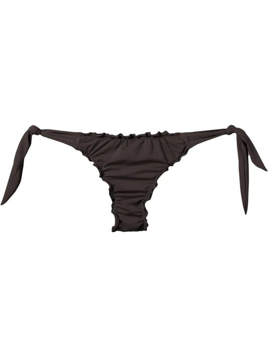 Ruffled Trim Bikini Bottom