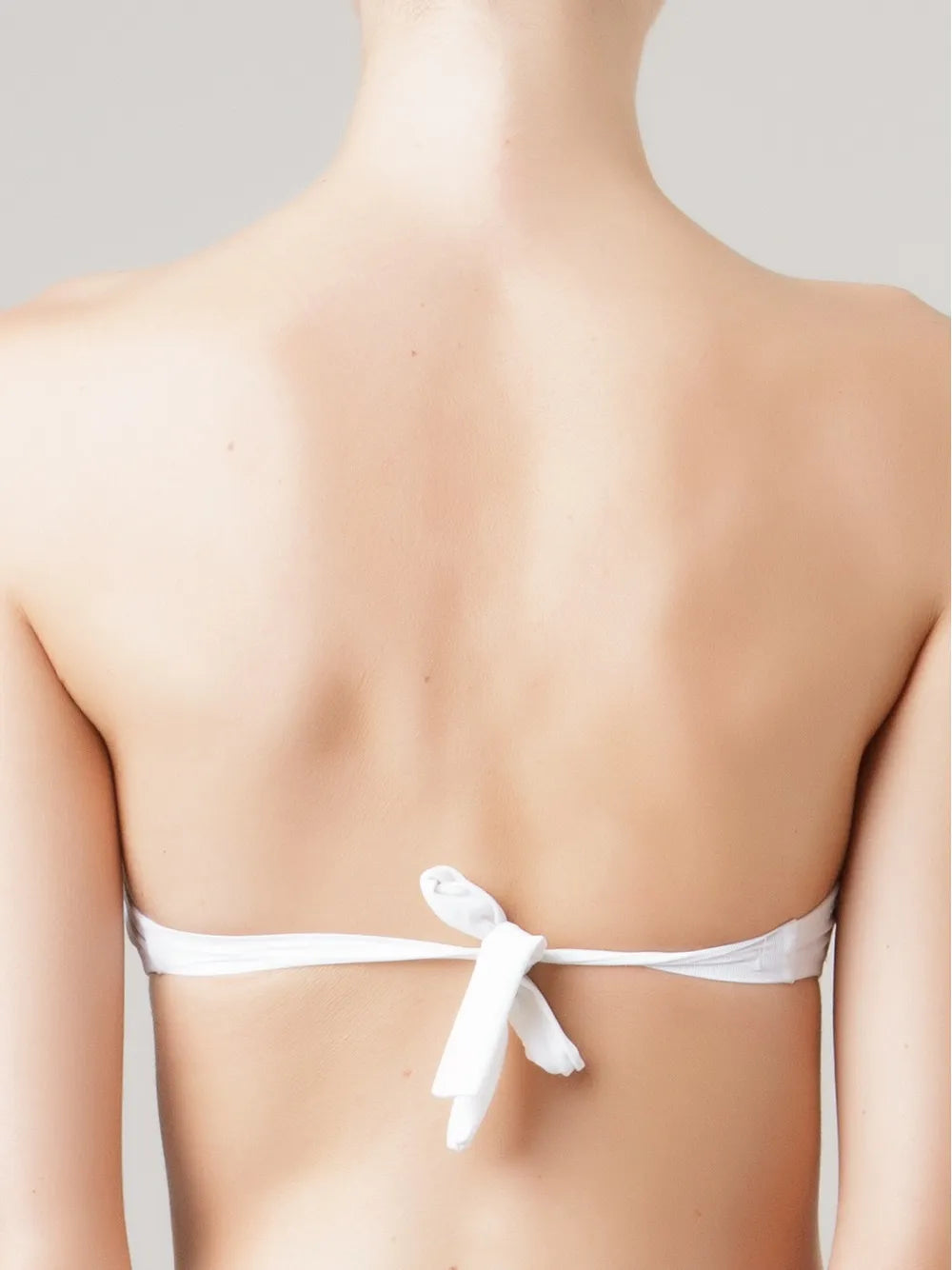 Ruffled Trim Bandeau Bikini Top