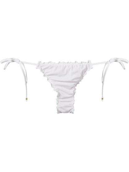 Ruffled Trim Bikini Bottom