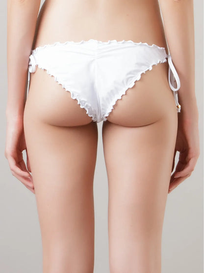 Ruffled Trim Bikini Bottom