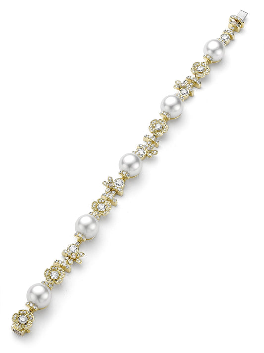 Secret Garden Pearl and Diamond Bracelet