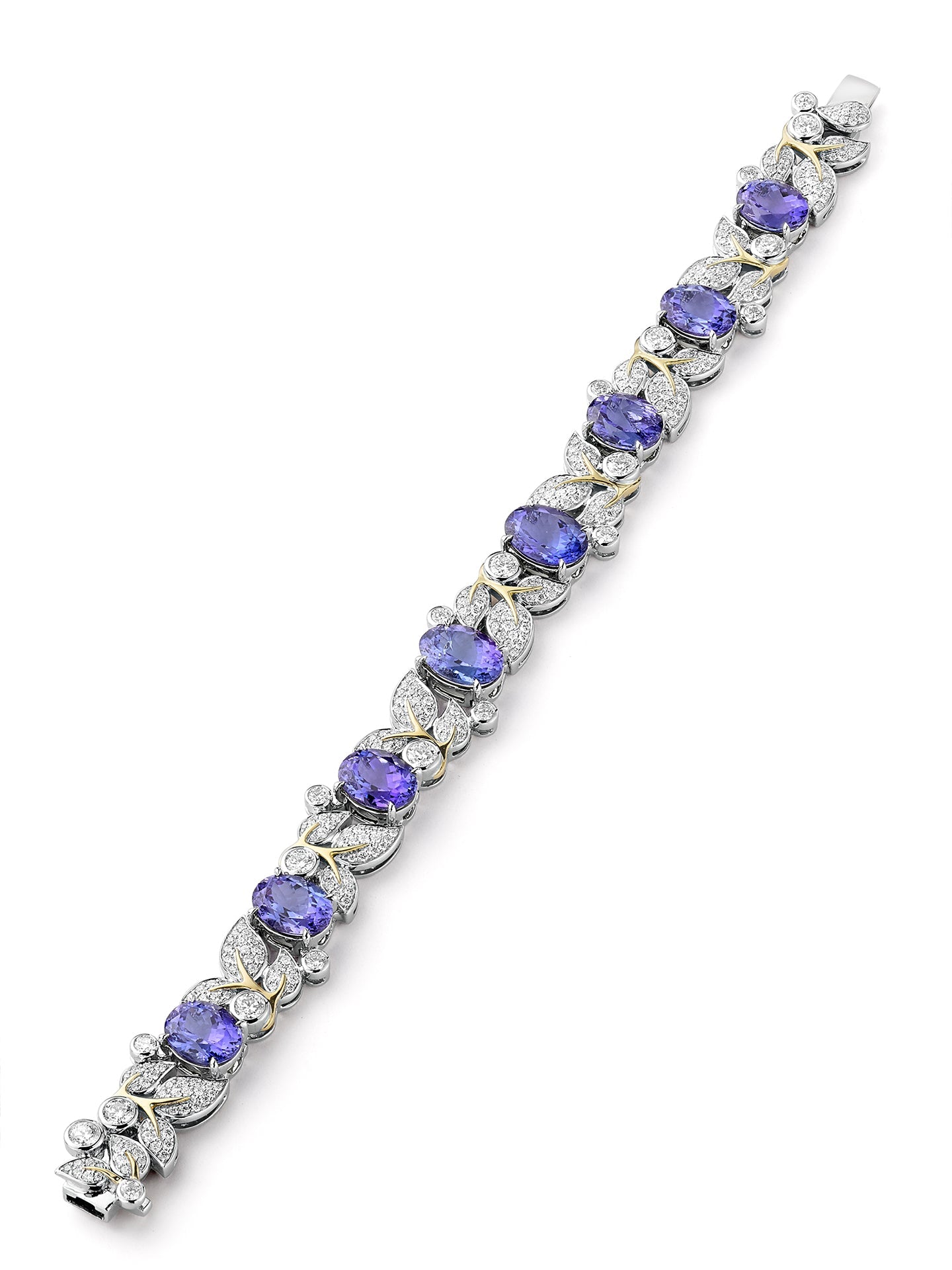 Secret Garden Verdure Tanzanite Diamond Bracelet