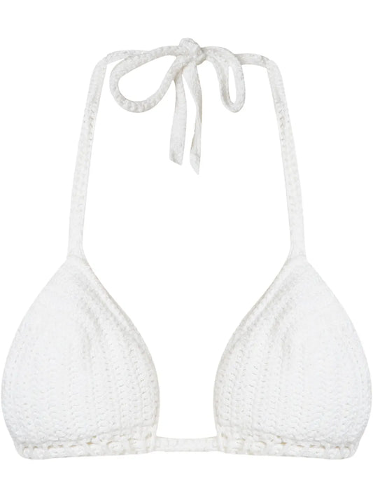 Knit Triangle Bikini Top