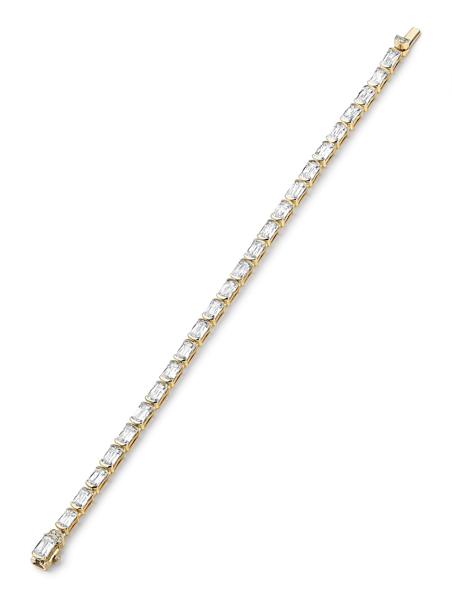 Classic Light Pillar Ashoka Diamond Bracelet