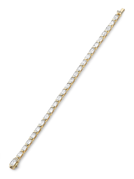 Classic Light Pillar Ashoka Diamond Bracelet