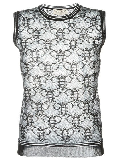 Sheer Logo Tank Top