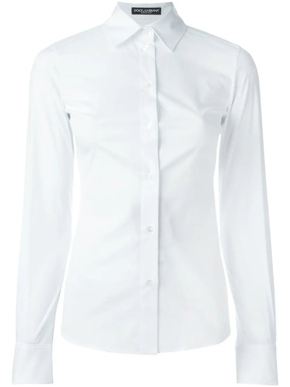 Stretch-Cotton Poplin Shirt