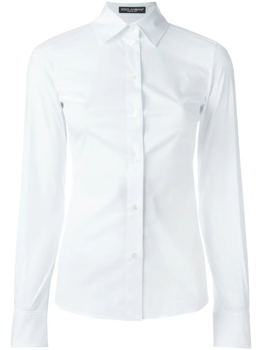 Stretch-Cotton Poplin Shirt