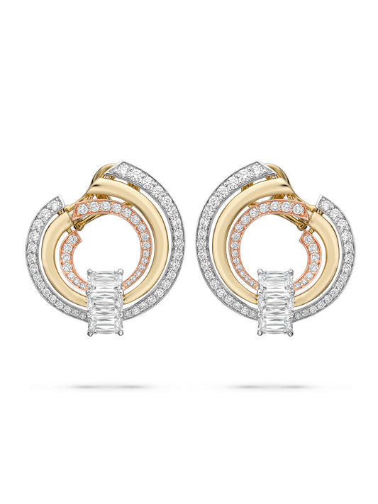 Ribbons Ashoka Gold Diamond Earrings