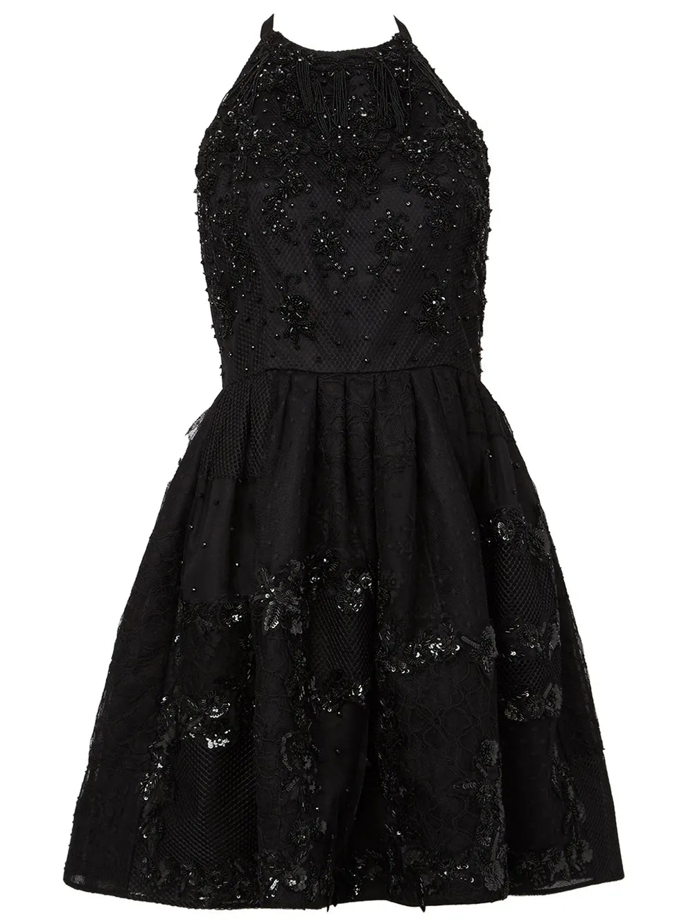 Embellished Backless Dress