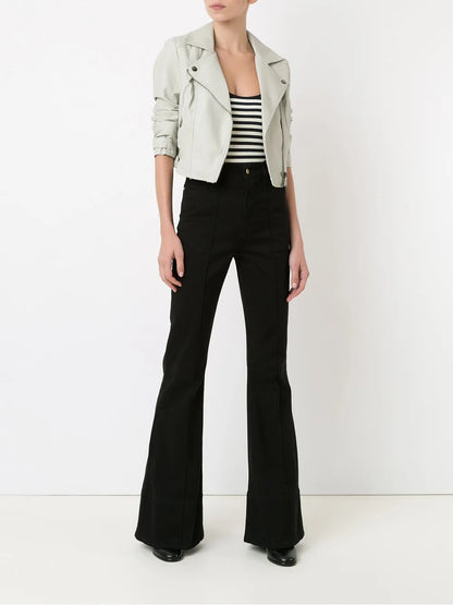 High Waist Flared Jeans