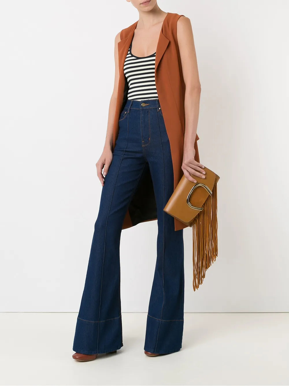High Waist Flared Jeans