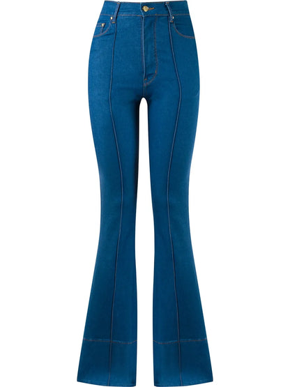 High Waist Flared Jeans