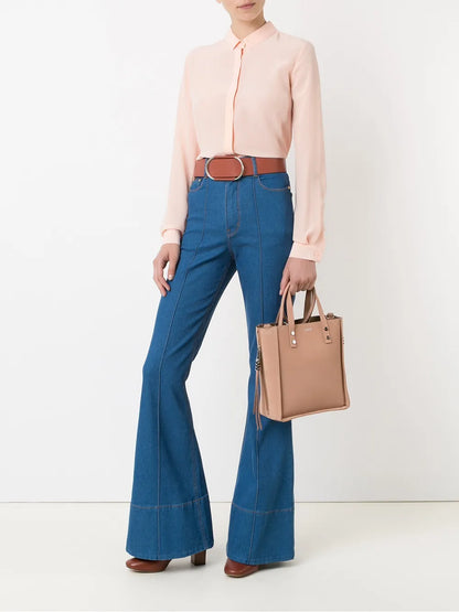 High Waist Flared Jeans