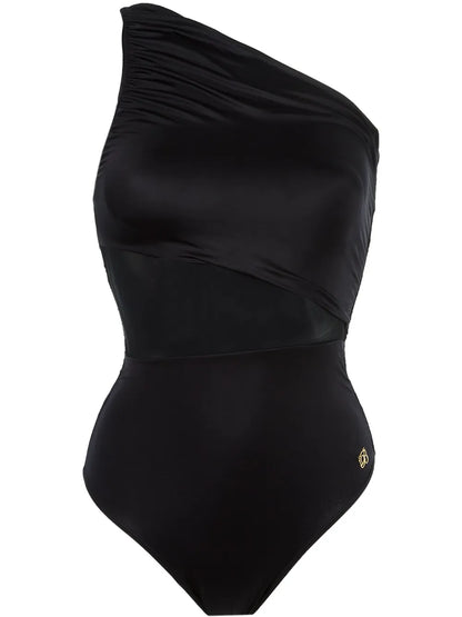 One Shoulder Draped Swimsuit