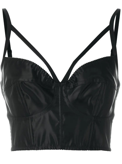 Satin Bustier Top