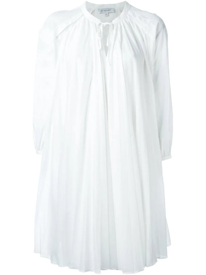 Shoulder Overlay Detail Shift Dress