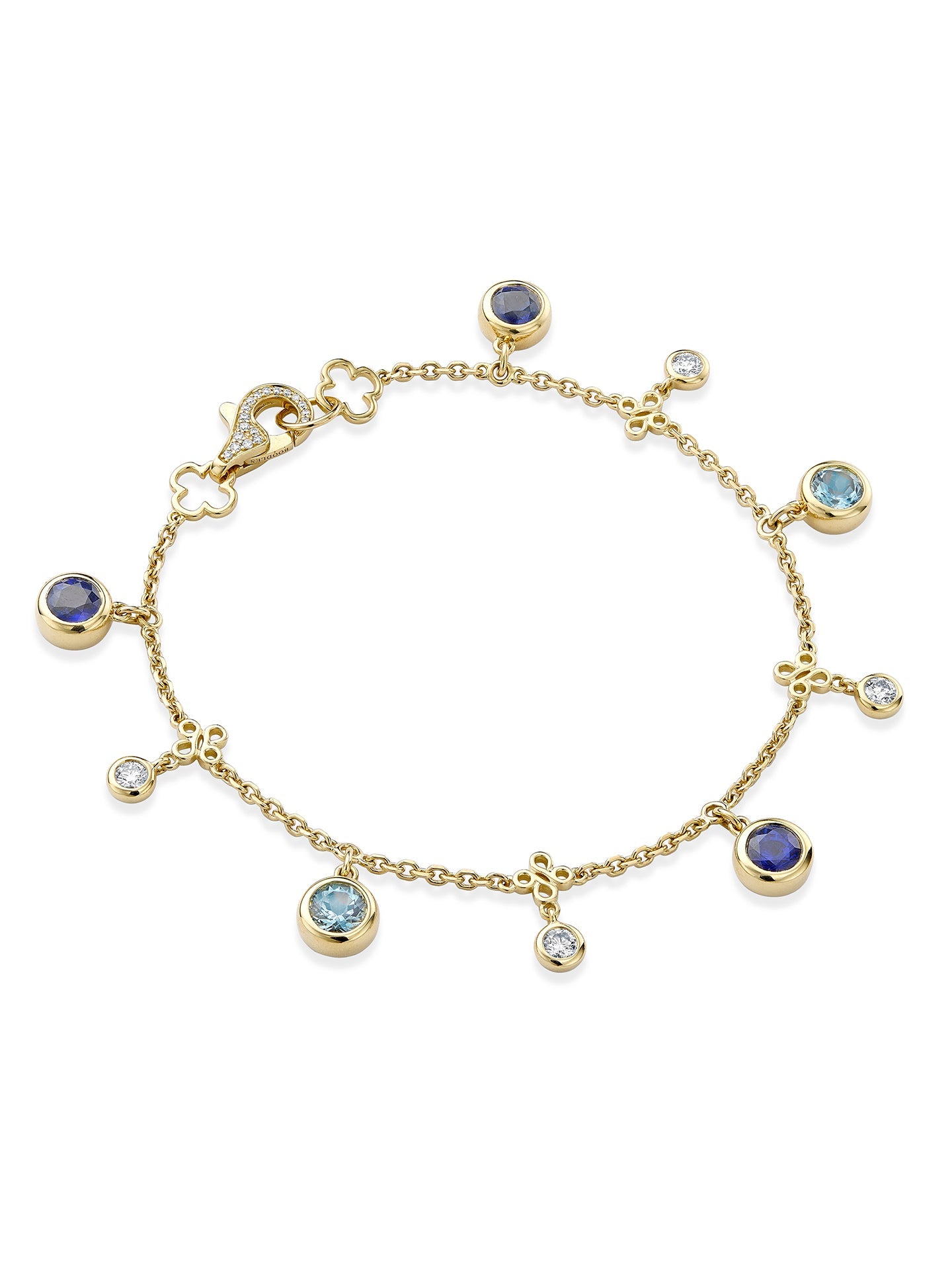 Beach Sapphire Aquamarine Bracelet