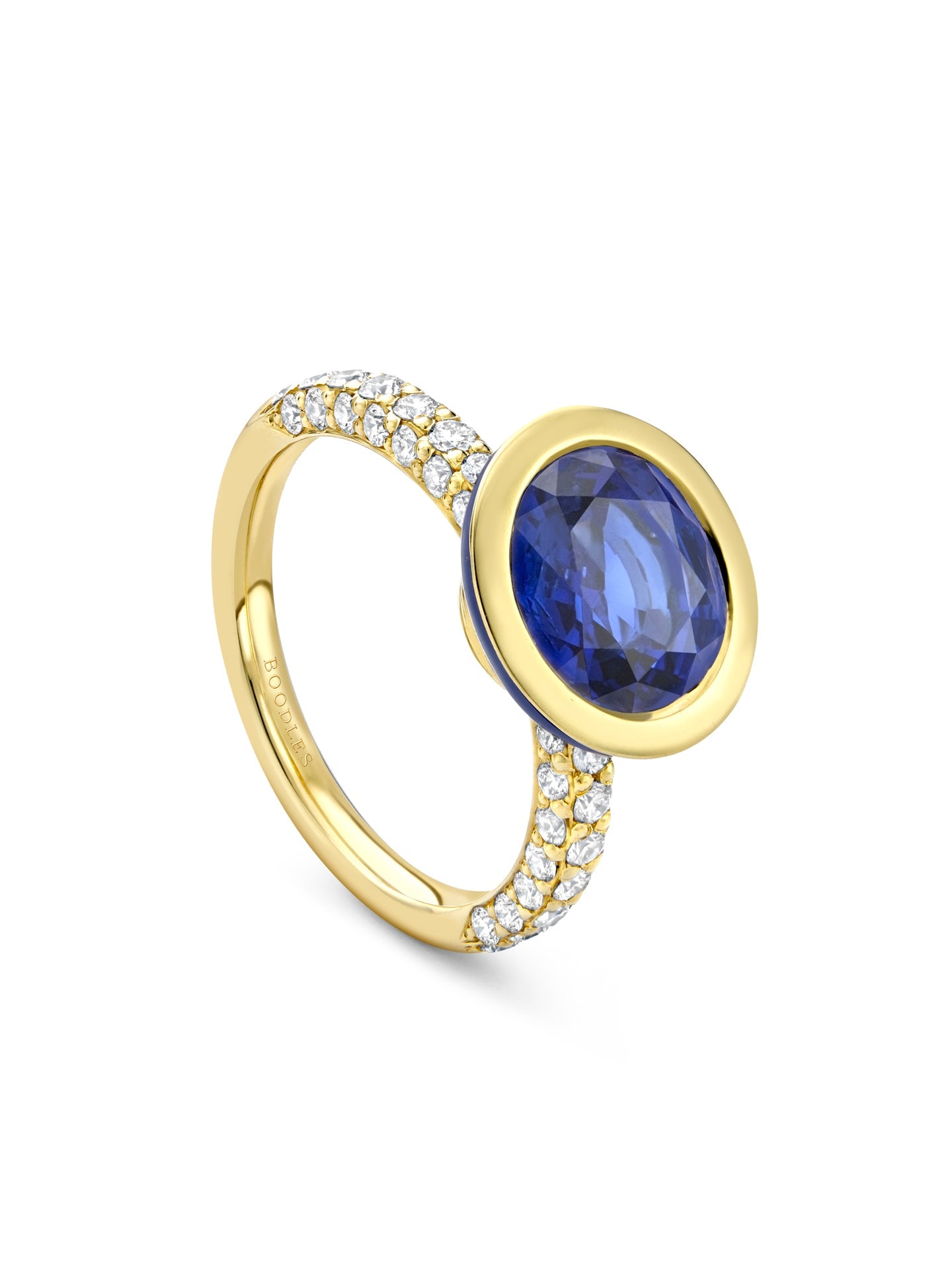 Florentine Dolce Vita Oval Sapphire Ring