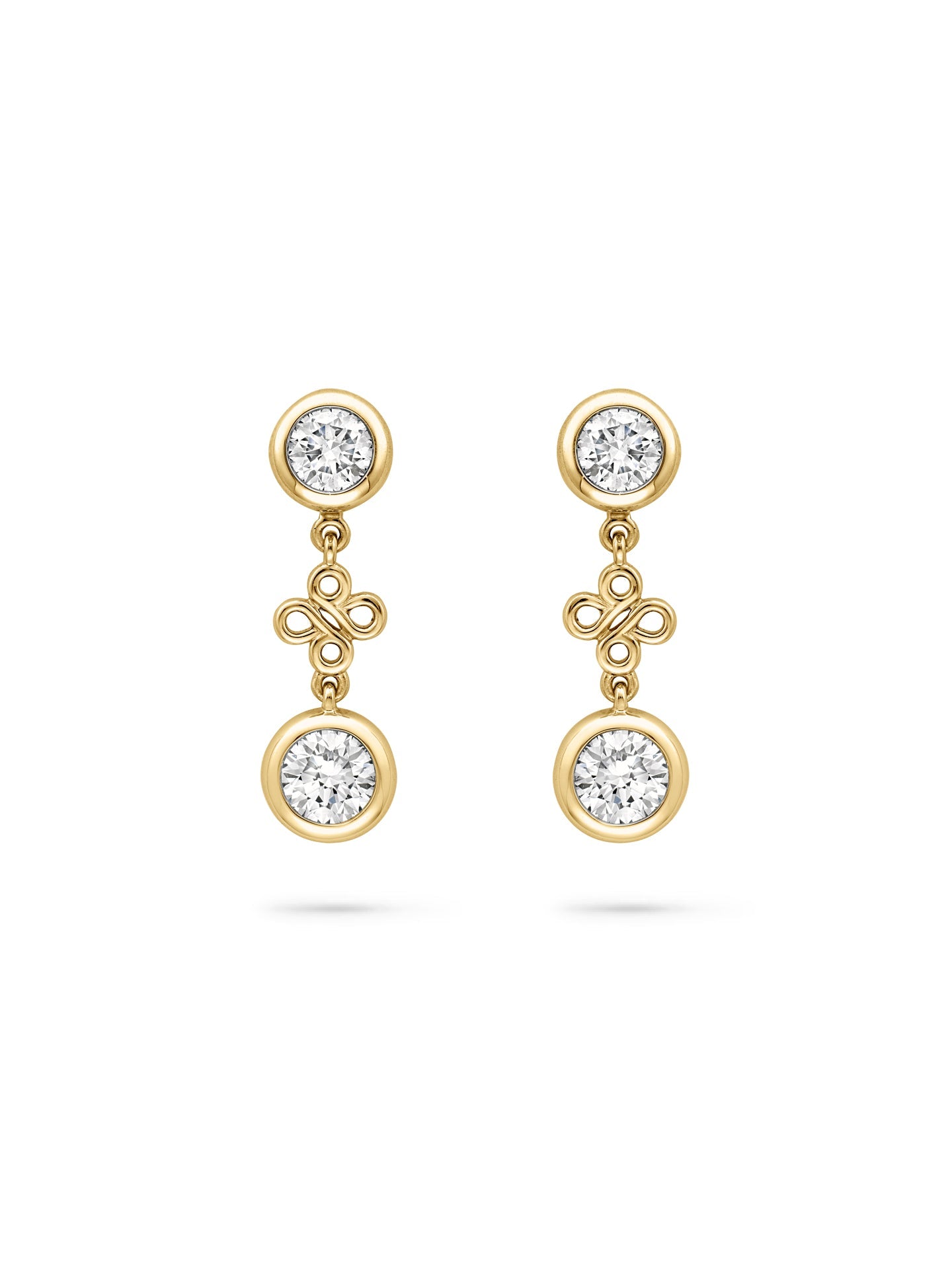 Beach Detachable Diamond Drop Earrings