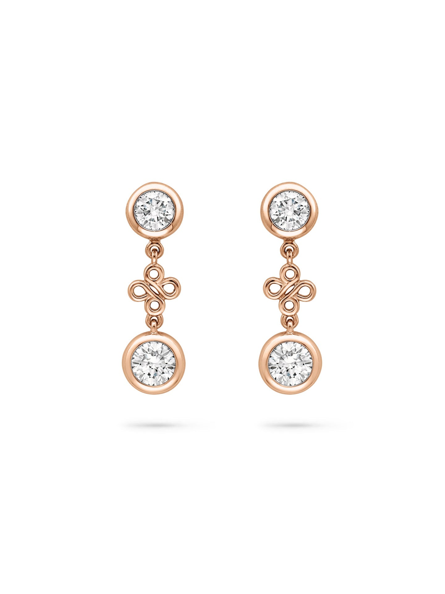 Beach Detachable Diamond Drop Earrings