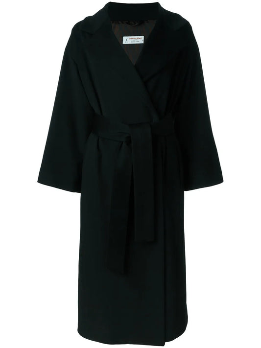 Double-Breasted Virgin-Wool Coat