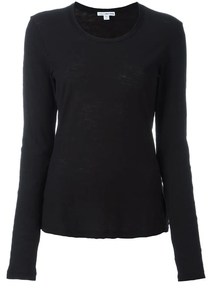 Round Neck Longsleeved T-Shirt