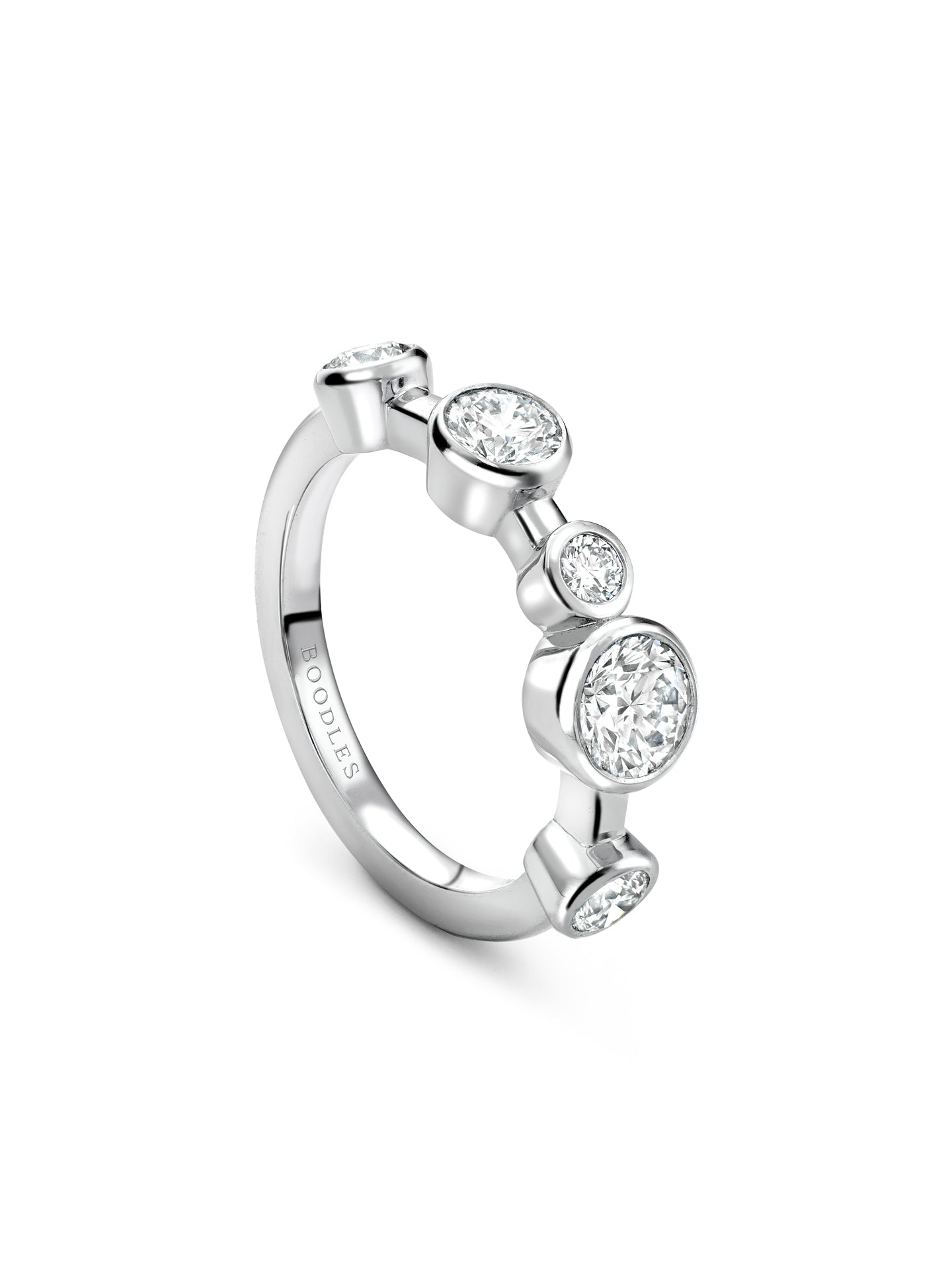 Raindance Half-Hoop Diamond Ring