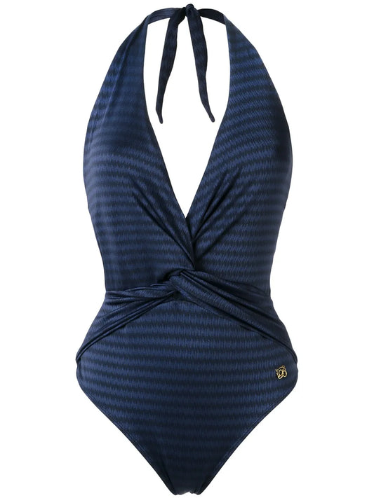 Plunge Neck Aline Swimsuit